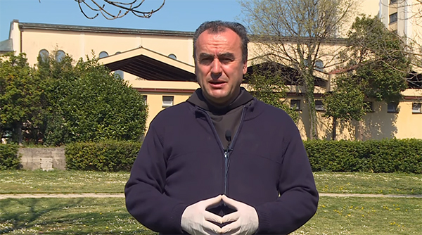 默主哥耶的本堂神父 Fr. Marinko Sakota 的复活节祝愿 (2020年4月11日)