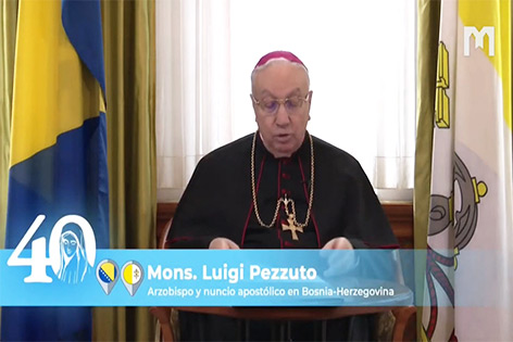 教廷大使總主教Luigi Perzzuto，薩拉熱窩的波斯尼亞及黑塞哥維那  (2021年5月29日)