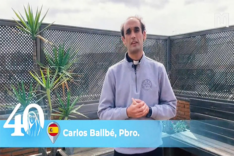 Carlos Ballbé 神父，曾放棄參加北京奧運會，後來晉陞為神父 (2021年5月30日)