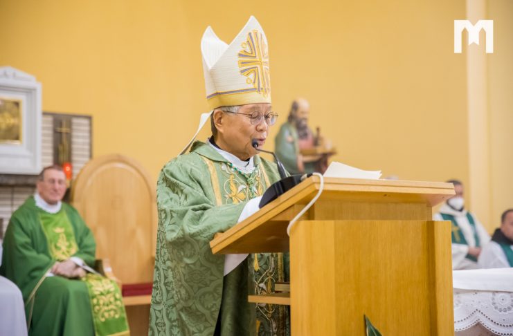 聖座聖職部部長Lazzaro You Heung Sik 總主教在默主哥耶 主持彌撒