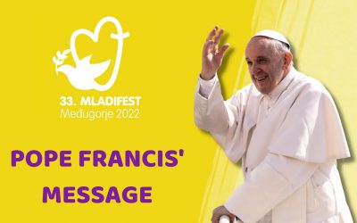 教宗致默主哥耶青年節參與者的訊息，2022年8月1日至6日