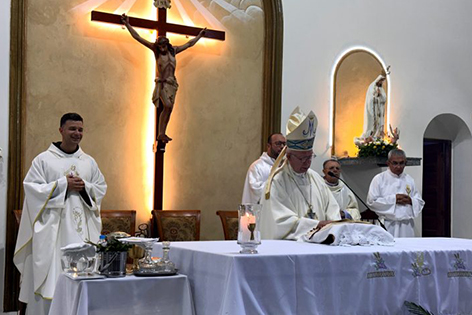 默主哥耶堂區主任司鐸 Br. Zvonimir Pavičić 於巴拉圭參加和平之后大會 (2023年11月30日)