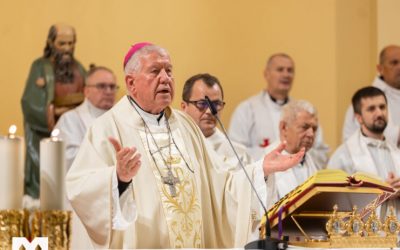 Stansilav Hočevar總主教在默主哥耶主持彌撒