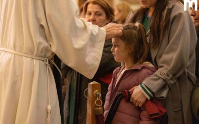 照片:默主哥耶聖灰禮儀——天主出於愛要求祈禱、守齋與犧牲