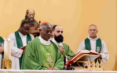 Peter Turkson枢机在默主哥耶主持弥撒圣祭